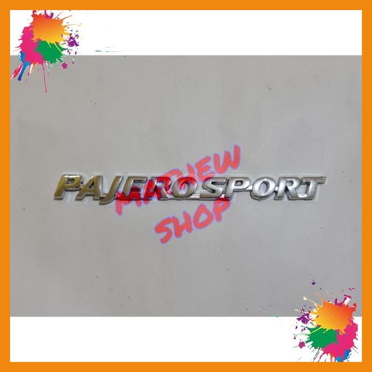 Jual Emblem Belakang Mobil Pajero Sport Chrome Logo Tulisan Pajero Sport Mat Shopee Indonesia