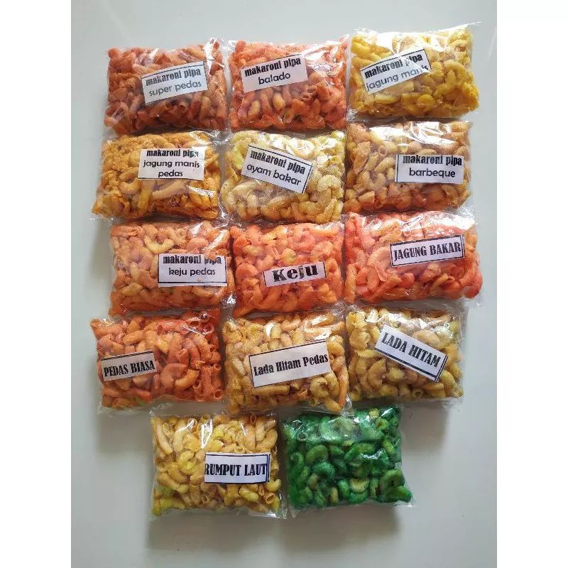 Jual MAKARONI 50gr / MAKARONI PIPA / MAKARONI RASA-RASA | Shopee Indonesia