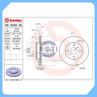 Jual BREMBO-BRAKE-DISC-09.A130.11-TOYOTA-INNOVA-2.0-OLD-2005-INOVA