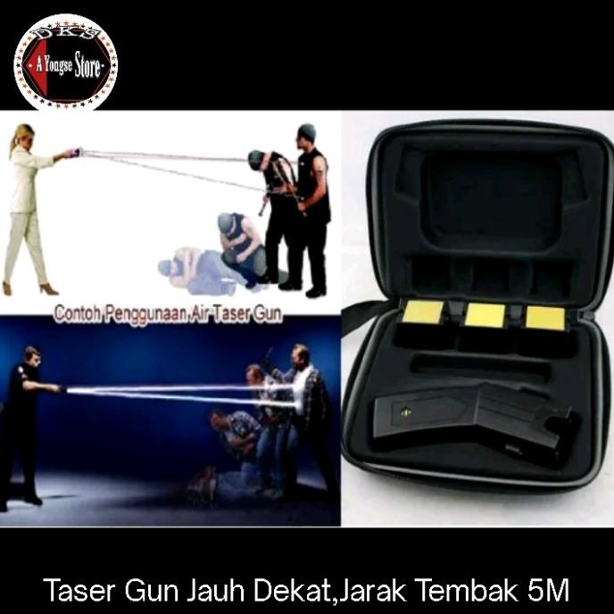Jual Pistol Listrik/Taser Guns/Stungun/Setrum Jarak Jauh Stun Gun