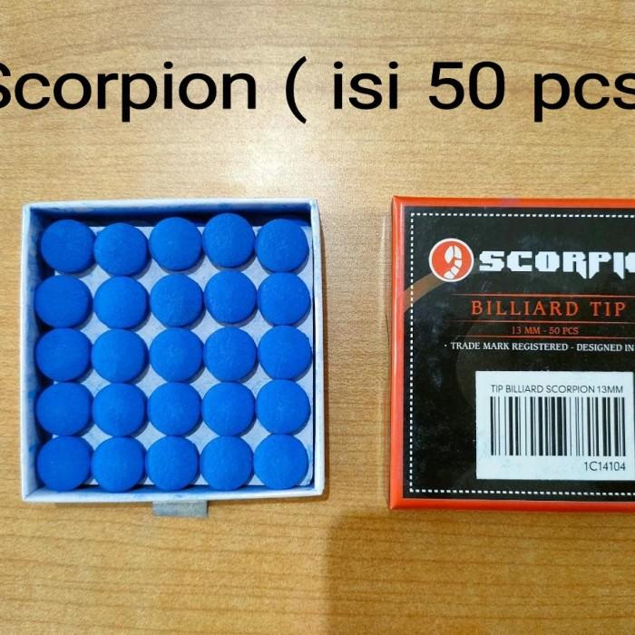 Jual Scorpion Master Tip Cue Tip Ujung Stick Billiard Isi 50 Pcs ...