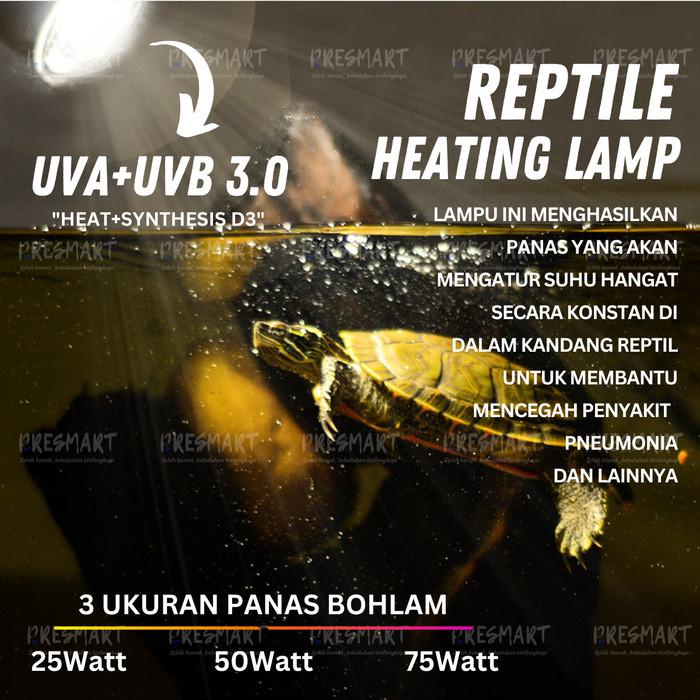 Jual Lampu Uva Uvb Penghangat Kandang Uv Reptil Reptile Kura Sulcata