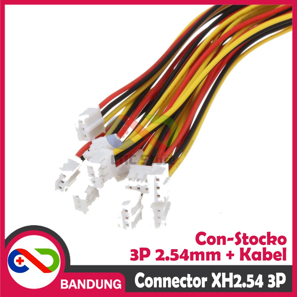 Jual CONNECTOR XH2.54 3P PIN FEMALE 20CM CABLE JST 2.54MM SOCKET ...