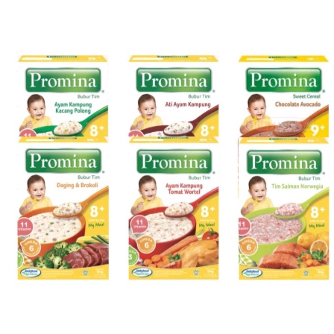 Jual BWQD8771 Promina Bubur Tim 8+ Box 100 Gram | Shopee Indonesia