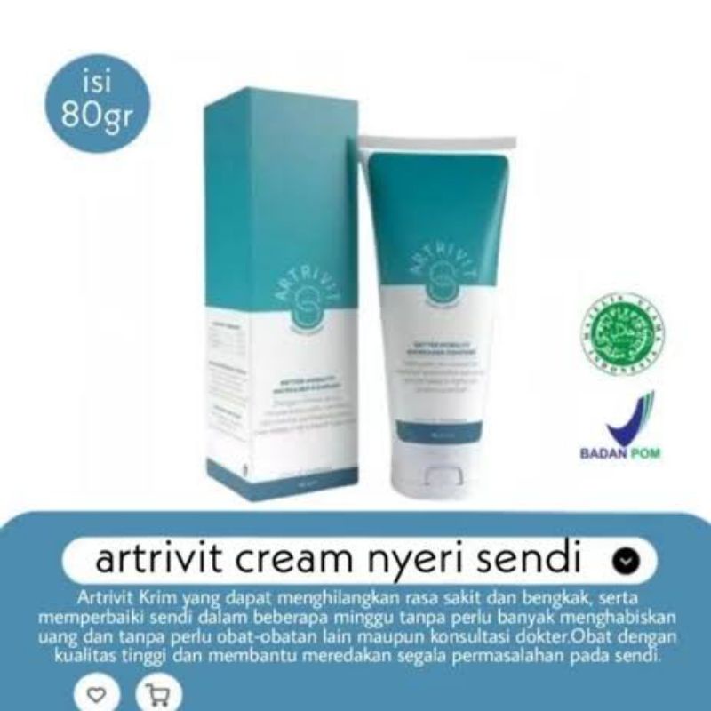 Jual Artrivit Original Asli Bpom Cream Pereda Nyeri Sendi Tulang Linu