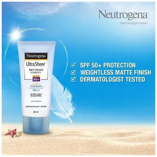 Jual Neutrogena Ultra Sheer Dry Touch Sunscreen Spf 50 88ml Shopee