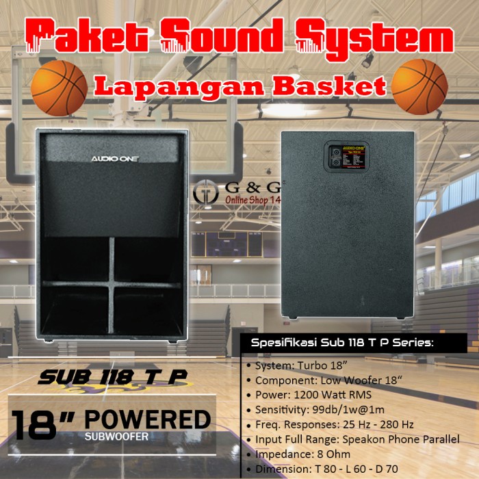 Jual Paket Sound System Lapangan Basket - Paket Sound System Audio ...