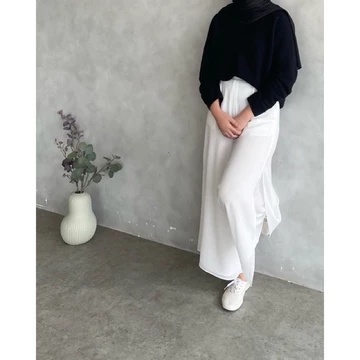 DEMA JEHA Kulot Wanita High Waist Flowy Ceruty Babydoll Premium Standar Jumbo Celana Panjang