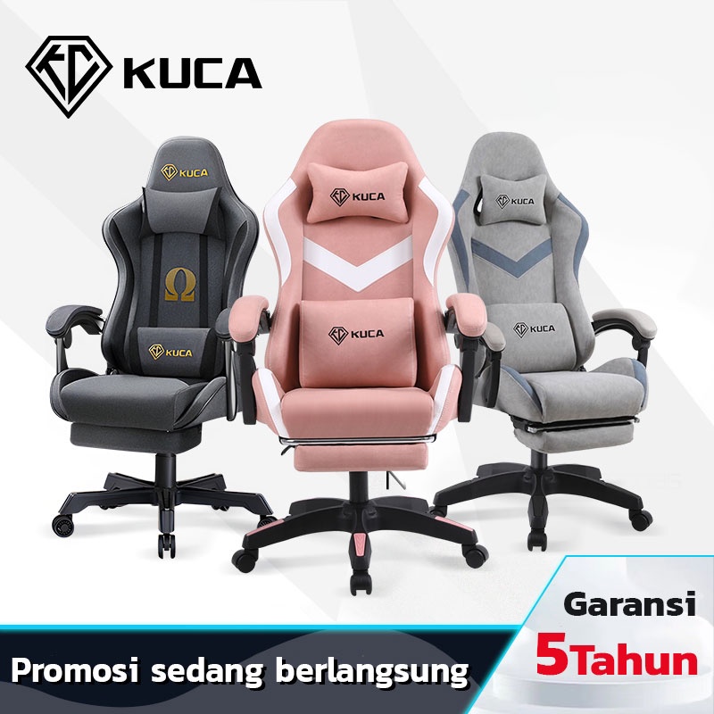 Jual Kuca Kursi Kantor Kursi Gaming Pink Katun Dan Linen Bernapas