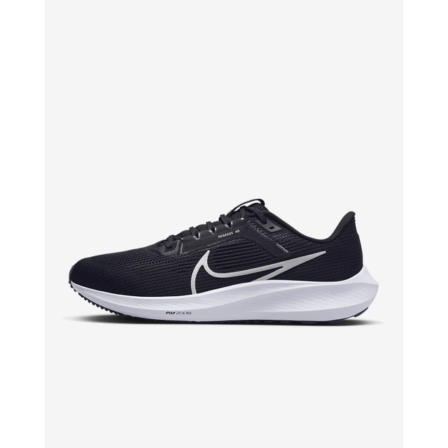 Jual Nike Pegasus 40 Mens Road Running Shoes - Black/Iron Grey | Shopee ...