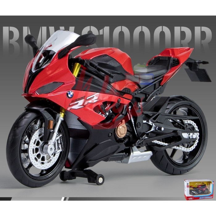 Jual FLASH SALE!!! DIECAST MAKEDA MOTOR SPORT BMW S1000RR SKALA 112