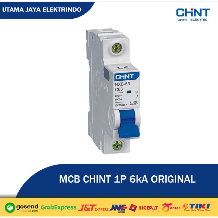 Jual MCB Chint 1 Phase 16 Ampere 6kA NXB-63 - ORIGINAL - MURAH | Shopee ...