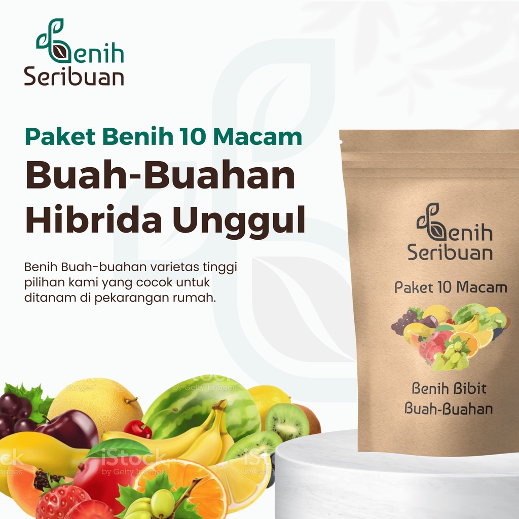 Jual Benih Seribuan - Paket 10 Macam Bibit Buah Buahan Unggul | Shopee ...