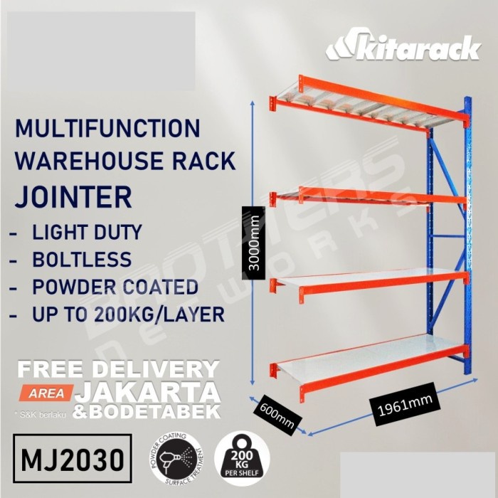 Jual WAREHOUSE RACK JOINTER 3 METER KITARACK MJ2030 - SAMBUNGAN ...