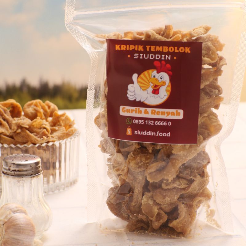 Jual Keripik Tembolok Ayam Crispy Keripik Usus Gurih Asin Enak Camilan ...
