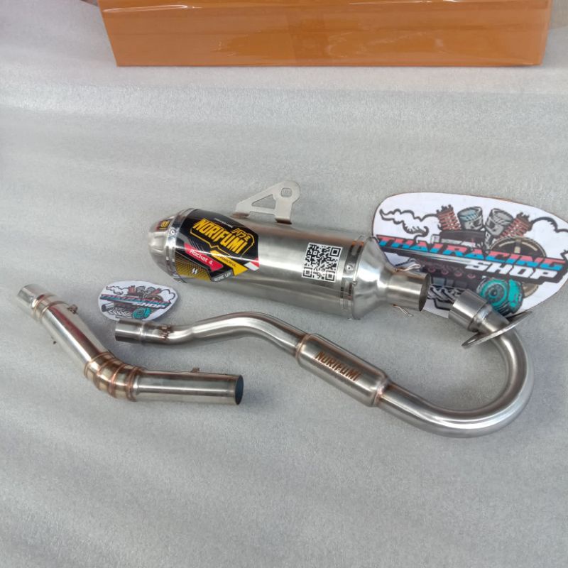 Jual Norifumi open Specs exhaust pipe for Xr 150 xr200 xtz 125 crf 150