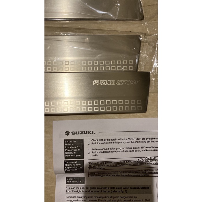 Jual Sill Plate All New Ertiga XL7 2020 Suzuki Genuine Accessories