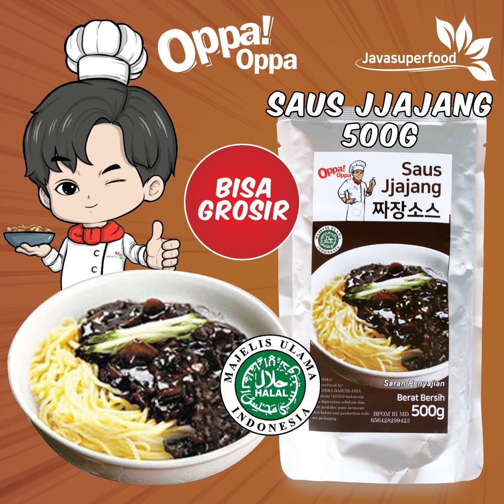 Jual Halal Saus Jjajang Pasta Kedelai Hitam G Saus Jajangmyeon Oppa Oppa Shopee Indonesia