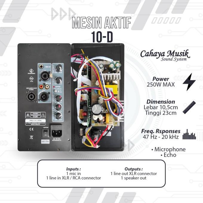 Jual Harga Miring Mesin Speaker Aktif / Power Kit Aktif 250 Watt