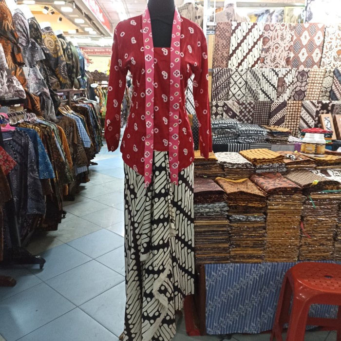 Jual Kebaya Jumputan Kutu Baru Kartini Baju Adat Jawa | Shopee Indonesia