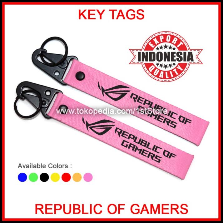 Jual GRATIS ONGKIR GANTUNGAN KUNCI REPUBLIC OF GAMERS KEYCHAIN LOGO ...
