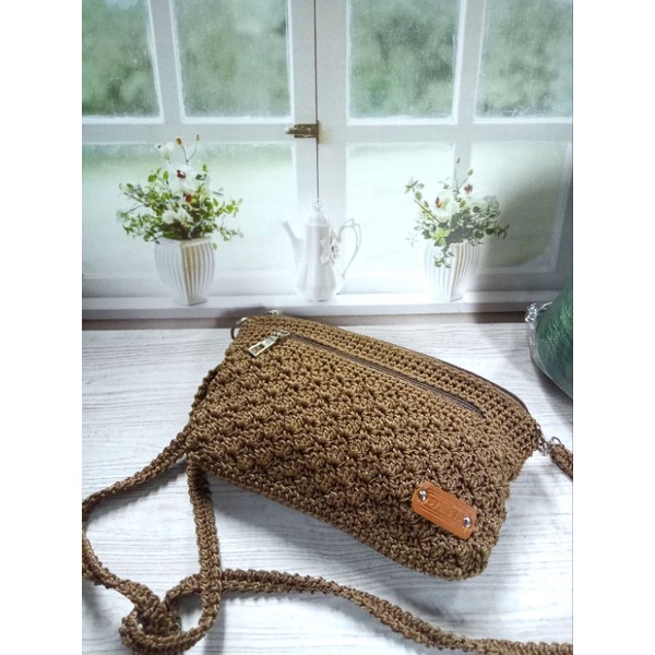 Tas Rajut Cantik Tapestry Louis Vuitton - Crochet Checkerboard