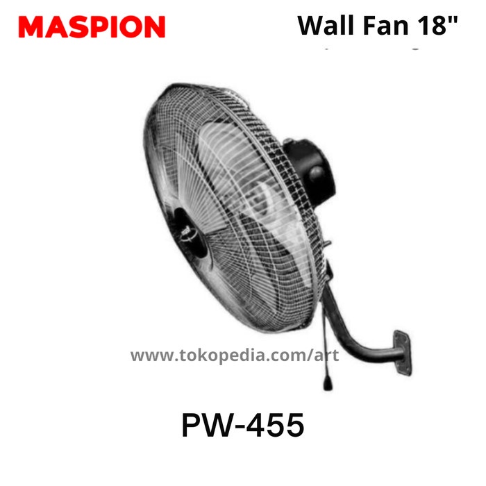 Jual Kipas Angin Dinding Besi Maspion Power Wall Fan Pw 455 Pw455 18 Inch Shopee Indonesia 4232