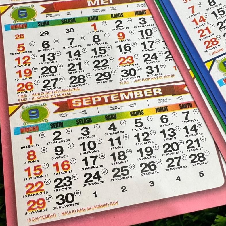 Jual Kalender Dinding Poster 2024 Terlaris Shopee Indonesia 6615