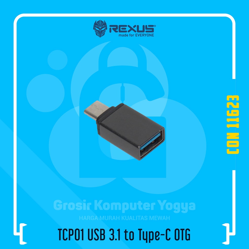 Jual Rexus TCP01 USB 3.1 to Type-C Female - Male OTG Adapter Konverter ...