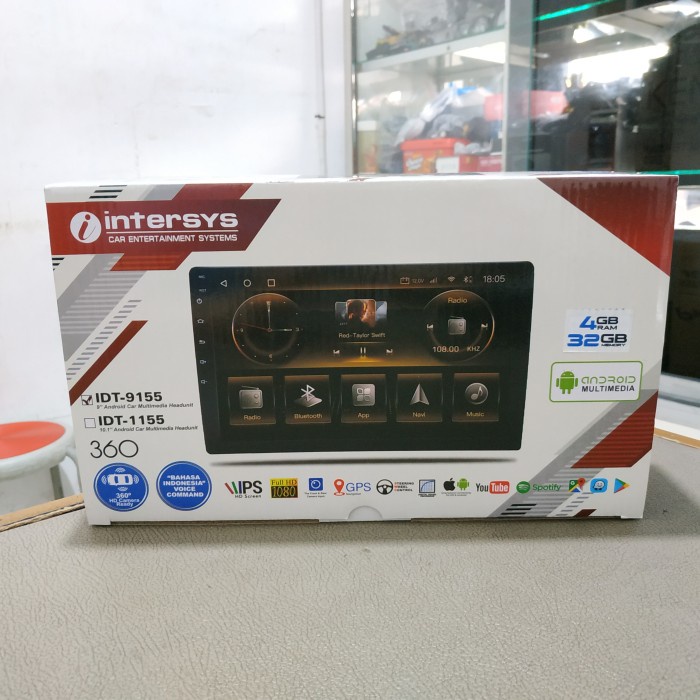 Jual HEAD UNIT ANDROID INTERSYS IDT1156 - TV ANDROID 10 INCH INTERSYS ...