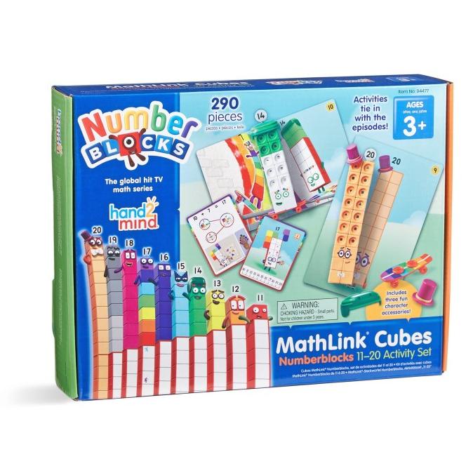 Jual Hand2Mind Numberblocks MathLink Cubes 1120 Activity Set | Shopee ...