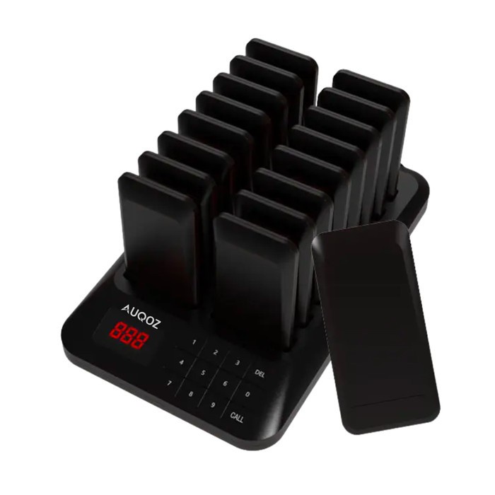 Jual Guid Wireless Calling System 16Ch - Resto Cafe Guest Paging Pager ...