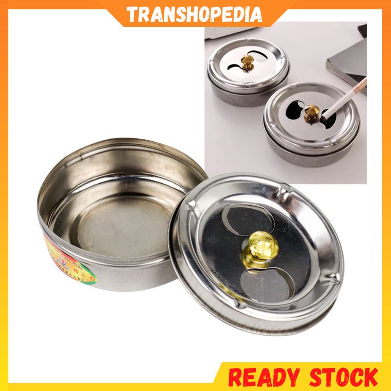 Jual PROMO ASBAK ROOKOK MODEL KEREN PORTABLE ROTATION ENCLOSED ...