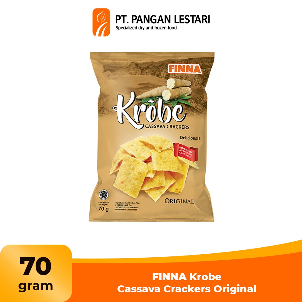 Jual FINNA Krobe Snack Kerupuk Cassava Singkong Rasa Original | Shopee ...