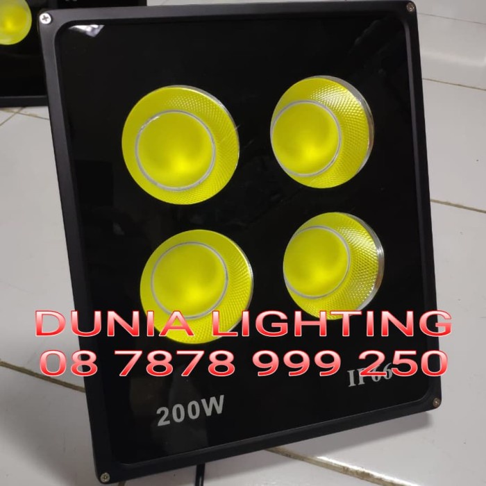 Jual Lampu Sorot Led 200 Watt Cob Tembak Flood Light 200w 200watt