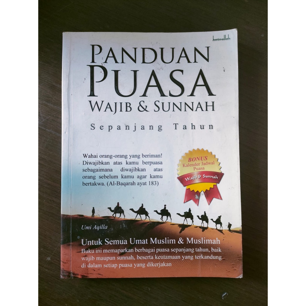 Jual BUKU PANDUAN PUASA WAJIB DAN SUNNAH. SEPANJANG TAHUN | Shopee ...