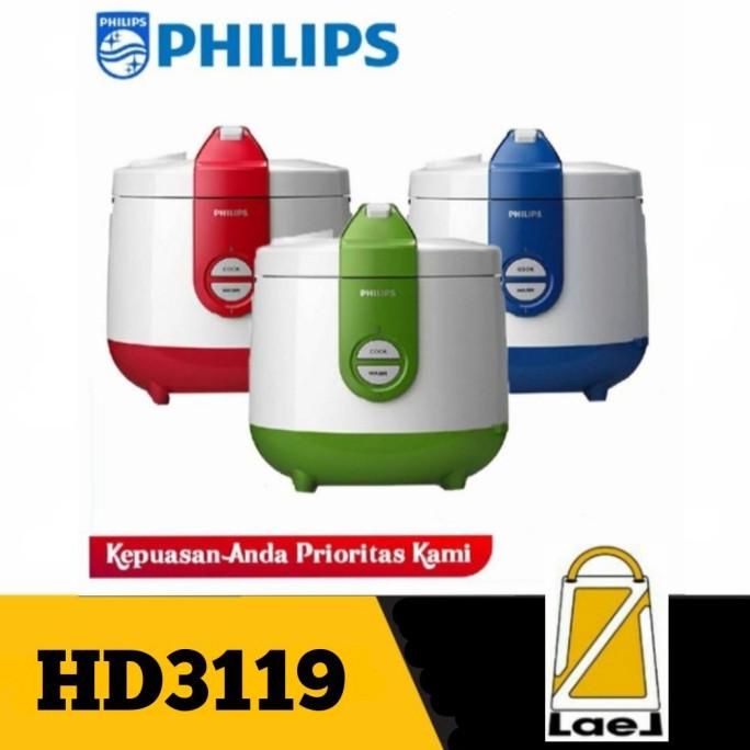 Jual PHILIPS RICE COOKER 2 LITER HD3119 rice cooker 3 in 1 merah biru