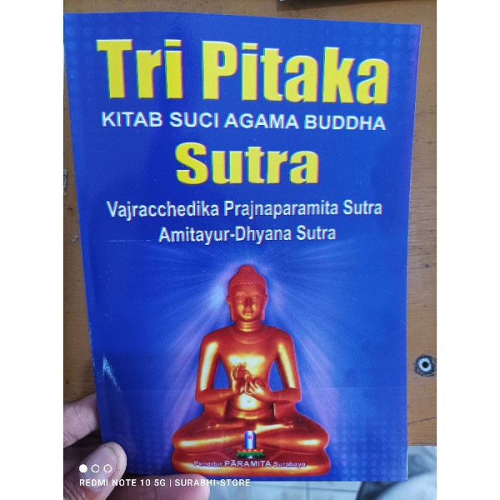 Jual Kitab Buddha Terbaik Tri Pitaka Sutra Kitab Suci Buddha Murah