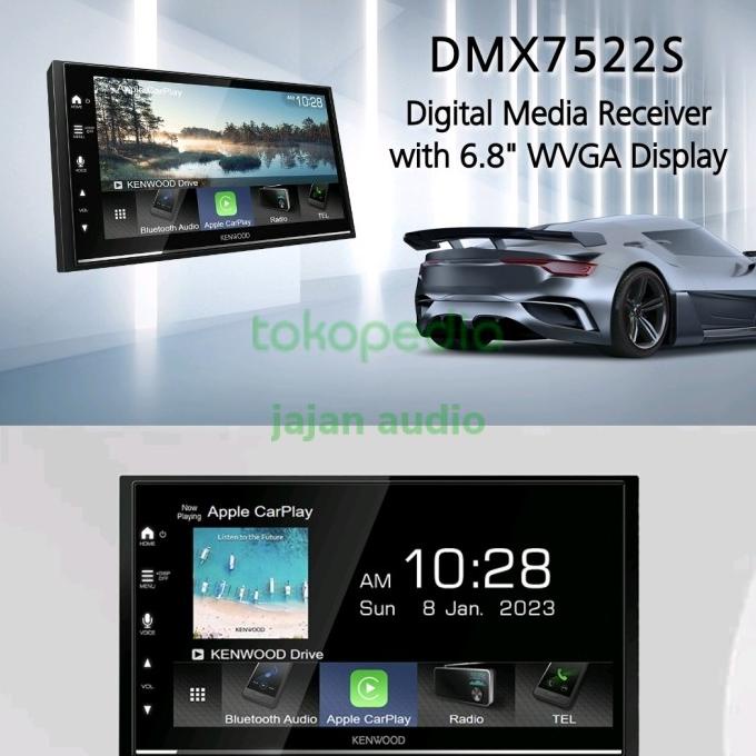 Jual Kenwood DMX 7522S 7" 7522 wireless Apple Carplay head unit