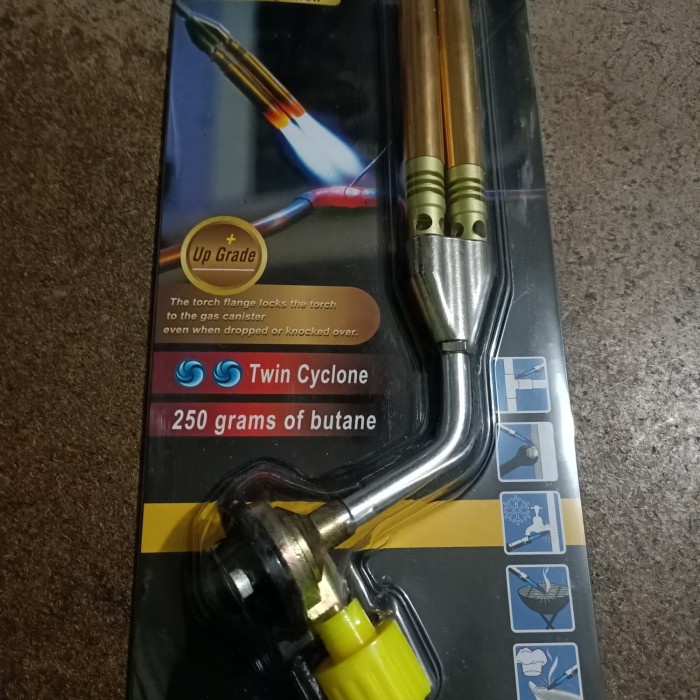 Jual GAS TORCH /TWIN BRAZING GAS TORCH /DOUBLE KEPALA LAS HI COOK