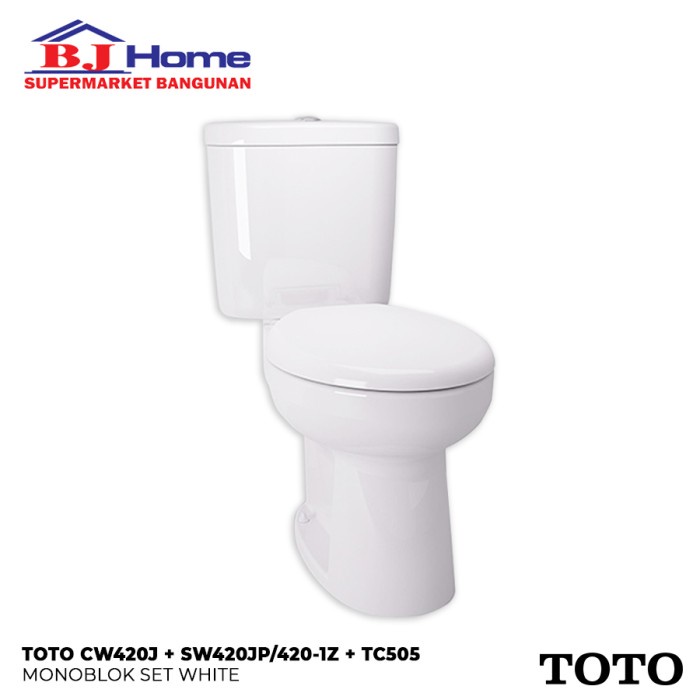 Jual Terbaru Toto Kloset Cw420J + Sw420Jp/420-1Z + Tc505 Promo Terlaris ...