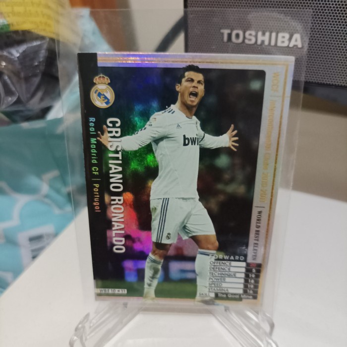 Jual kartu bola panini wccf cristiano ronaldo real madrid best of cr7 ...