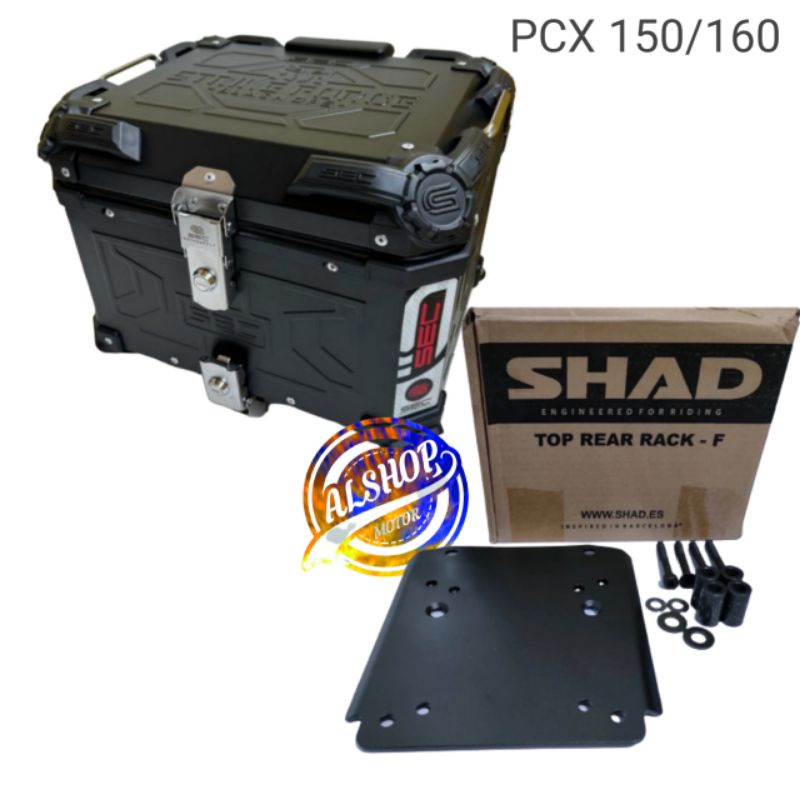 Jual PAKETAN BOX SEC DAN BREKET BOX HONDA NEW PCX 150 PCX 160 CC NEW ...