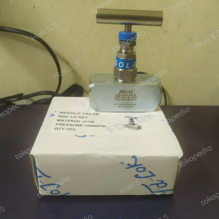 Jual Needle Valve A Drat Inch Npt Class Psi Shopee