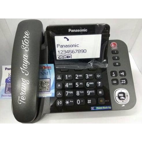 Jual Telepon Wireless Cordless Phone Panasonic Kx Tgf Black