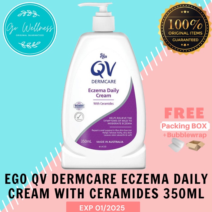 Jual Qv Dermcare Eczema Daily Cream 350Ml Shopee Indonesia