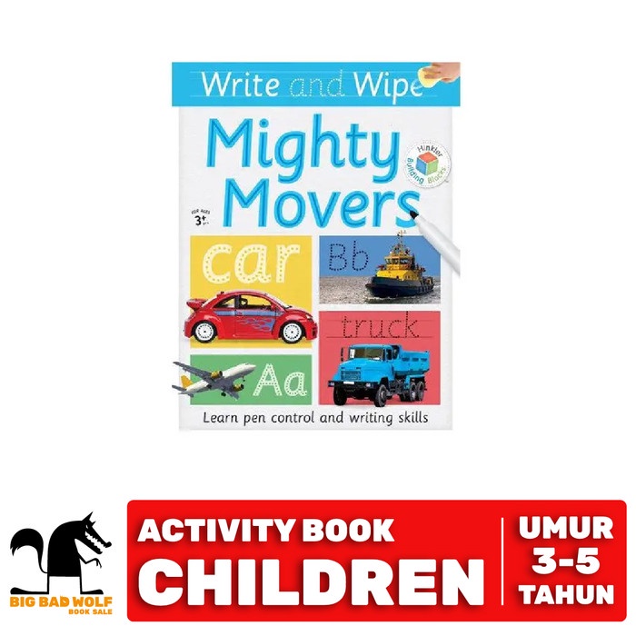 Jual PROMO!!! BUILDING BLOCKS WRITE AND WIPE: MIGHTY MOVERS TERMURAH ...