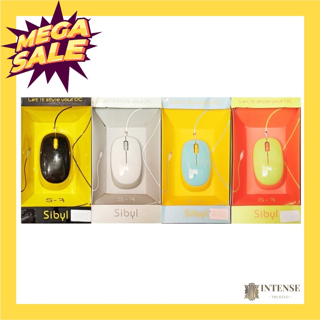 Jual MOUSE WIRE SYBIL COLOR S-3 (905608030) | Shopee Indonesia