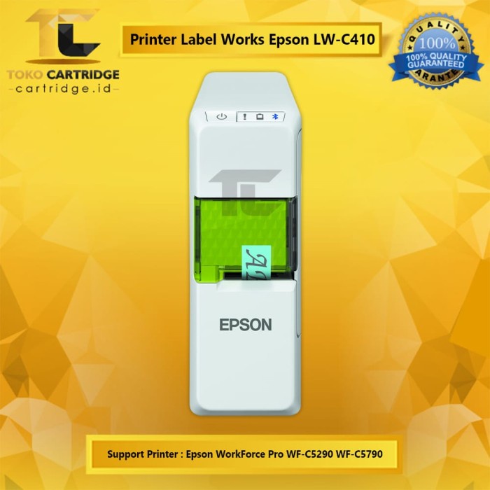 Jual Epson LabelWorks LWC410 Portable Sticker Label Printer iOS