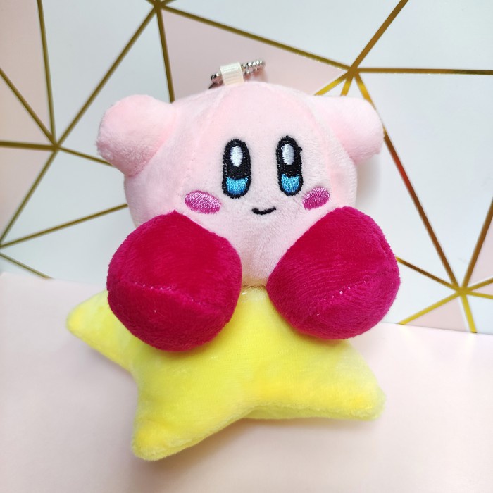 Jual Cute Pink Kirby Plush Keychain / Gantungan Tas Neka Kirby Lucu ...